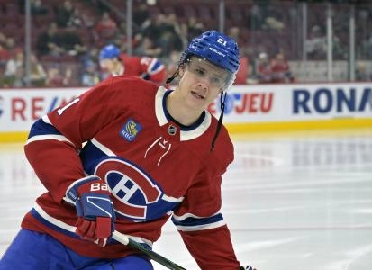 Apr 1, 2025; Montreal, Quebec, CAN; Montreal Canadiens defenseman Kaiden Guhle (21) skates during the warmup period before the game against the Florida Panthers at the Bell Centre. Mandatory Credit: Eric Bolte-Imagn Images Apr 1, 2025; Montreal, Quebec, CAN; Montreal Canadiens defenseman Kaiden Guhle (21) skates during the warmup period before the game against the Florida Panthers at the Bell Centre. Mandatory Credit: Eric Bolte-Imagn Images