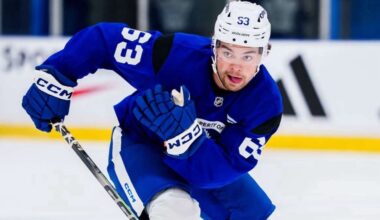Mattias Maccelli Explains What It Will Take to Hold His Spot on the Leafs' Top Line