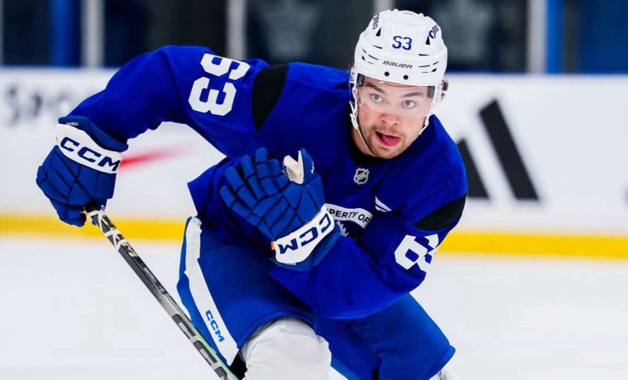 Mattias Maccelli Explains What It Will Take to Hold His Spot on the Leafs' Top Line