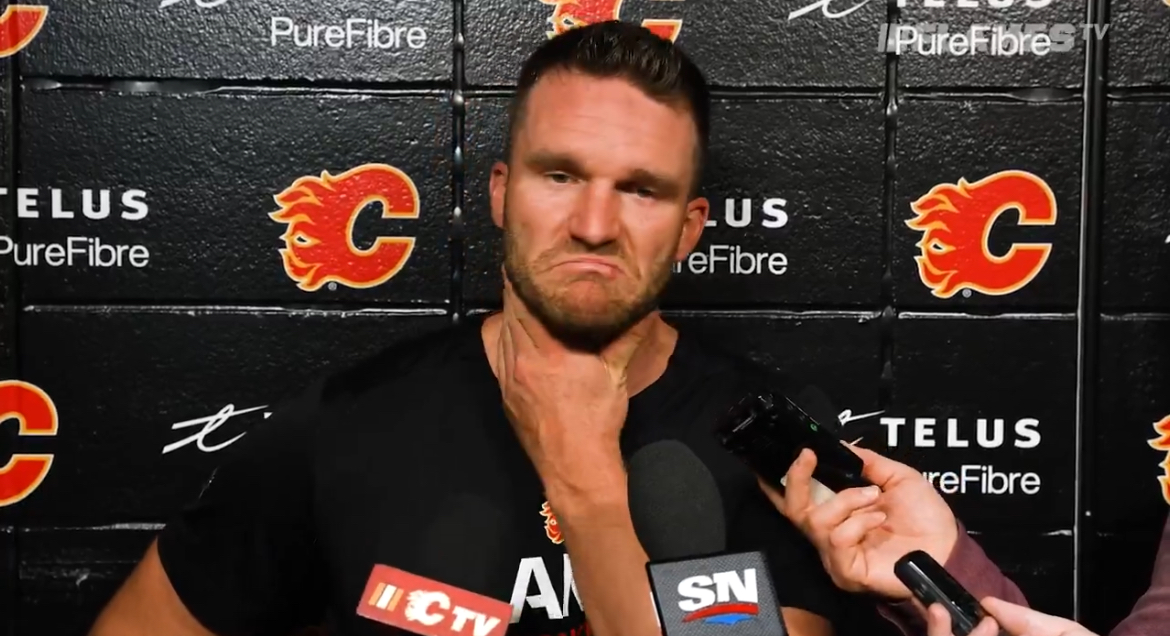Flames star Jonathan Huberdeau criticized for training camp comments