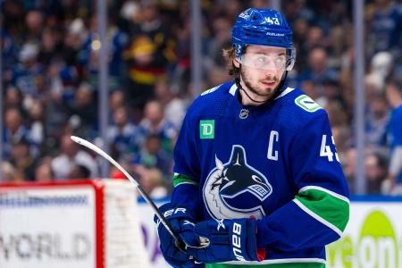 Vancouver Canucks captain Quinn Hughes.