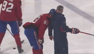 Ivan Demidov Shows Frustration at Canadiens Practice, St-Louis Steps In to Comfort His Young Star