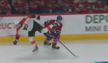 Scary Scene Turns to Relief as Slafkovsky Returns After Skate to the Face From Ex-Teammate
