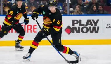 Vancouver Canucks HC Adam Foote Pleased With What He's Seen From Elias Pettersson So Far