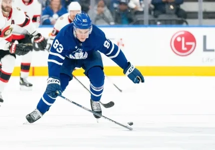 Marshall Rifai with the Toronto Maple Leafs.