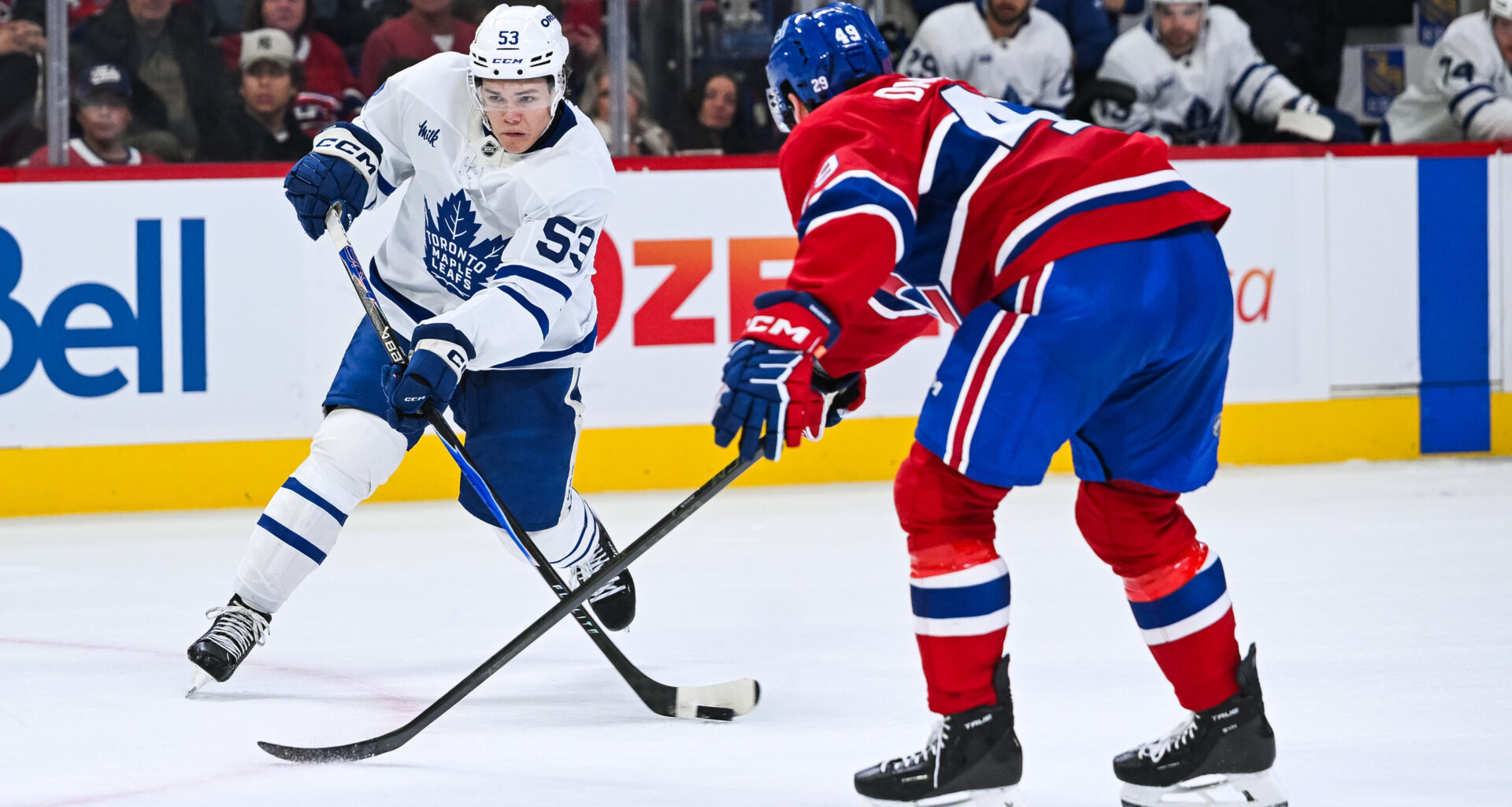 Easton Cowan Reacts as His Jersey Is Honored in a Special Way at the Hockey Hall of Fame
