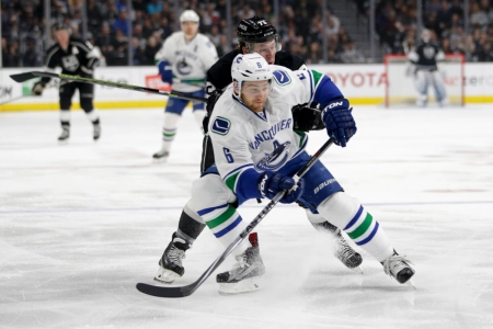 Former Vancouver Canucks defenseman Yannick Weber.