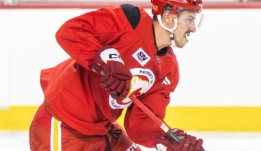 Morgan Frost, Joel Farabee lead Flames to pre-season victory in Edmonton