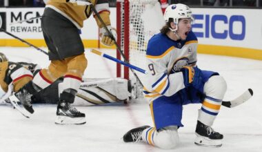 Sabre's Josh Norris makes a trade for Zach Benson's No. 9 |