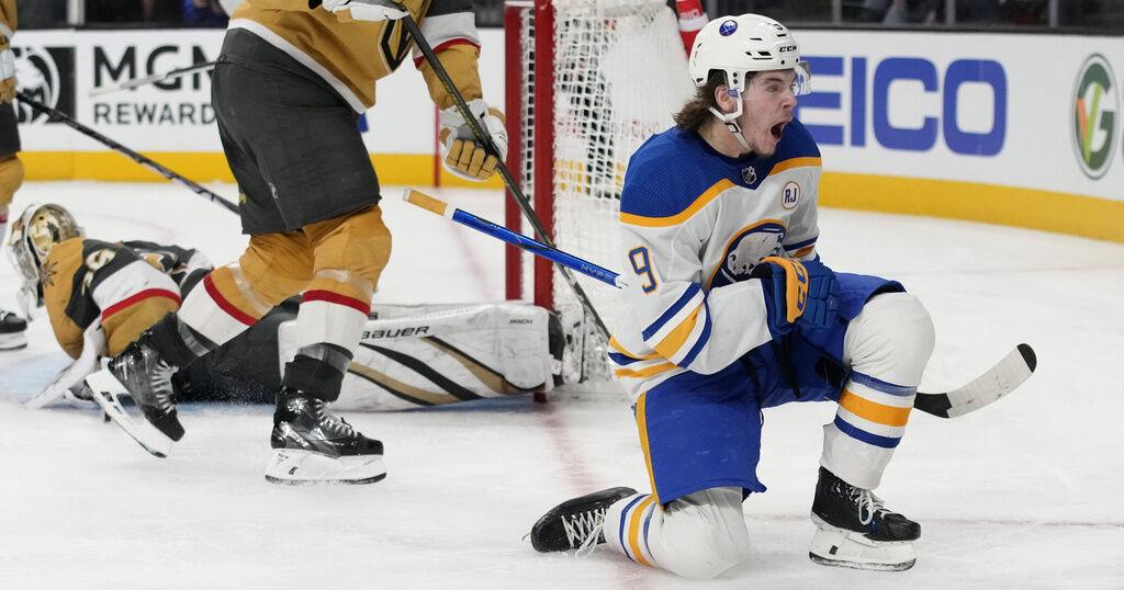 Sabre's Josh Norris makes a trade for Zach Benson's No. 9 |