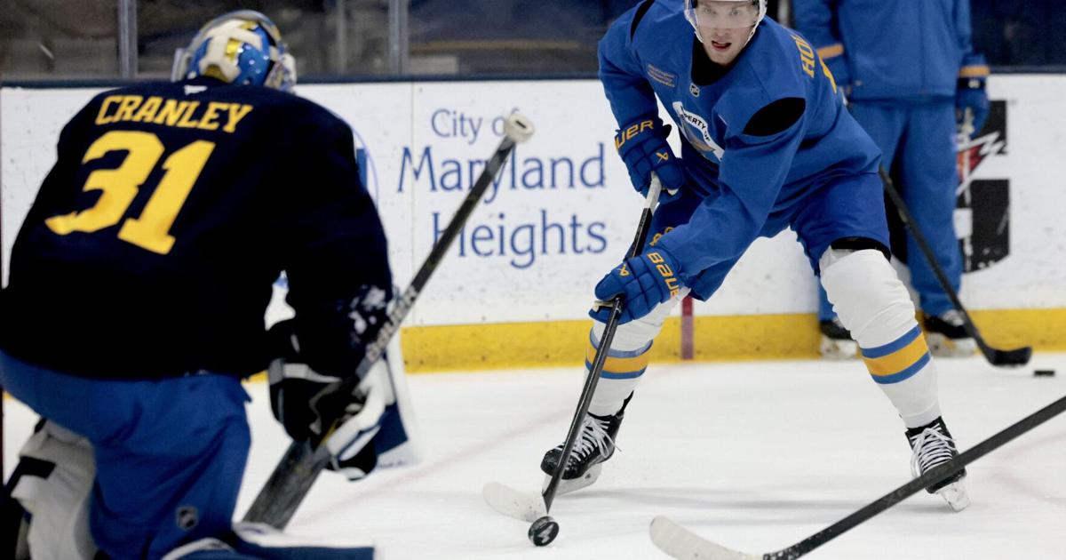 Worthy: Ready or not, Blues' Dylan Holloway set for a season of expectations and intrigue - STLtoday.com