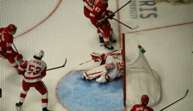 Red Wings, Griffins treat fans to exciting Red & White Game in Grand Rapids