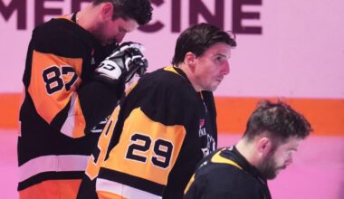 Marc-Andre Fleury receives emotional farewell in final game with Penguins | Sports