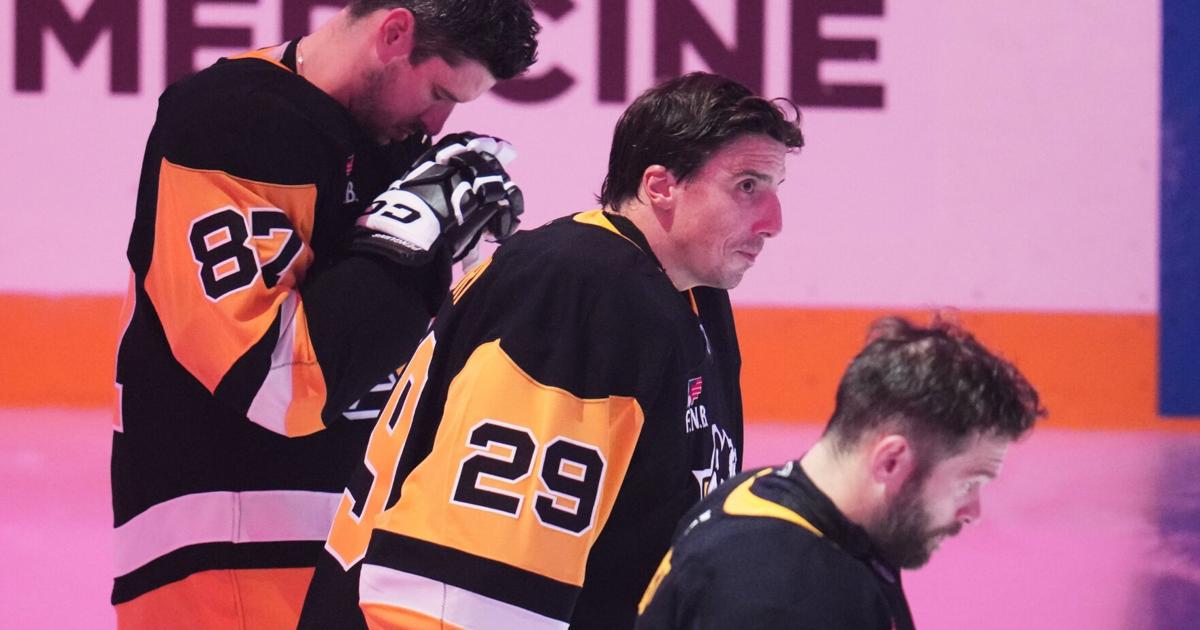 Marc-Andre Fleury receives emotional farewell in final game with Penguins | Sports