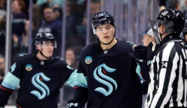 Jani Nyman scores twice as Seattle Kraken beat Vancouver Canucks