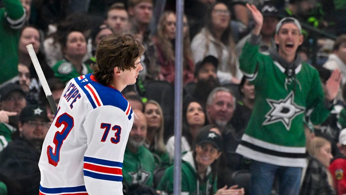 Rangers' Matt Rempe suspended for hit on Stars' Miro Heiskanen