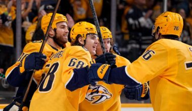 Nashville Predators' Zach L'Heureux catches 150-pound goliath grouper