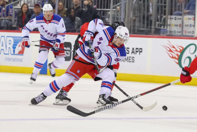 NHL: New York Rangers at New Jersey Devils
