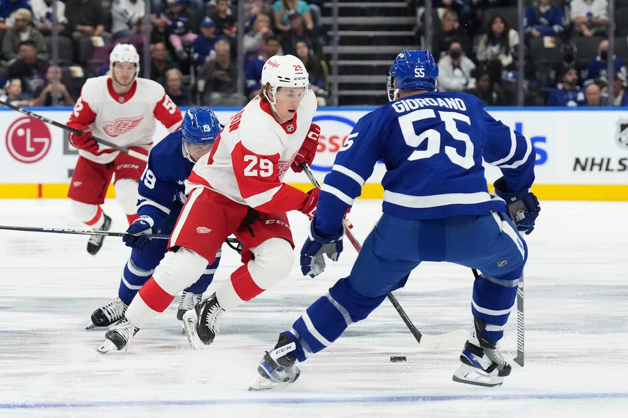 Nate Danielson learns strength matters in bid for Red Wings job