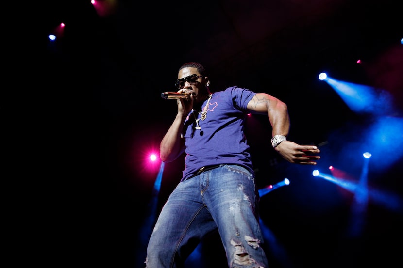 Nelly performed on the Chevy Main Stage during the State Fair of Texas in Fair Park on Oct....