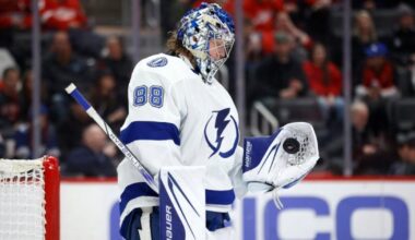 Lightning fans gets some potentially devastating news on goalie Andrei Vasilevsky