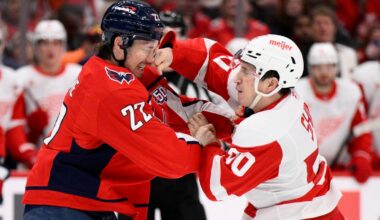 Wings collapse in third period, lose to Washington