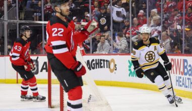 NJ Devils miss chance to clinch playoff spot in loss to Bruins