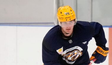 Brady Martin's summer included living with Predators' Filip Forsberg