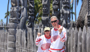 This couple's relationship is built on Detroit Red Wings bond