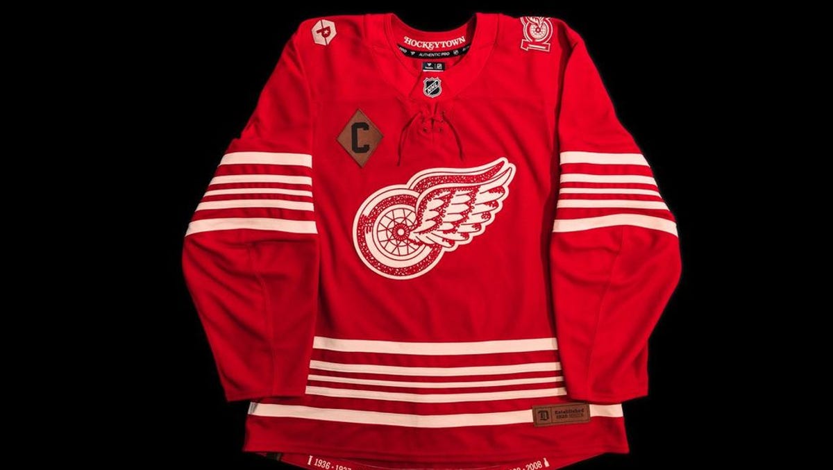 Detroit Red Wings unveil 2025-26 centennial uniforms