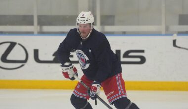 NY Rangers 2025-2026 training camp opening day photos, videos