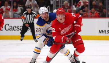 Detroit Red Wings' James van Riemsdyk absent, Nate Daneilson injured