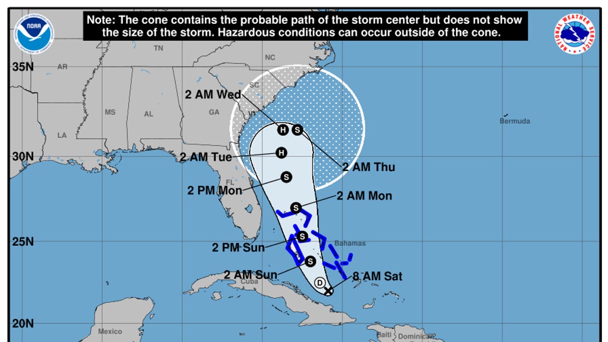 National Hurricane Center issues tropical storm watch ahead of Imelda