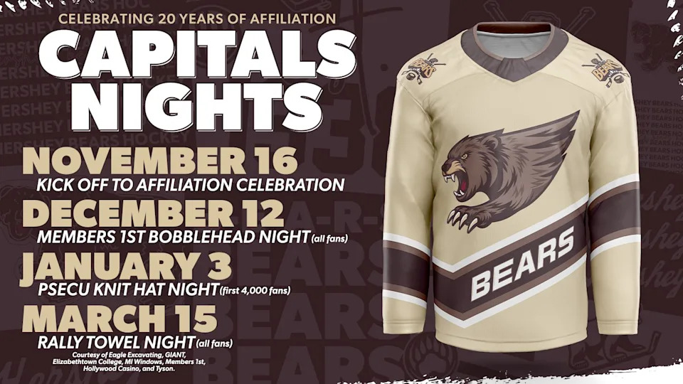 Photo courtesy of the Hershey Bears