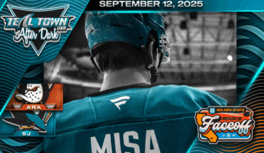Sharks Dominate Ducks 6-3 in Rookie Faceoff Opener - 9/12/25 - Teal Town USA After Dark (Postgame)