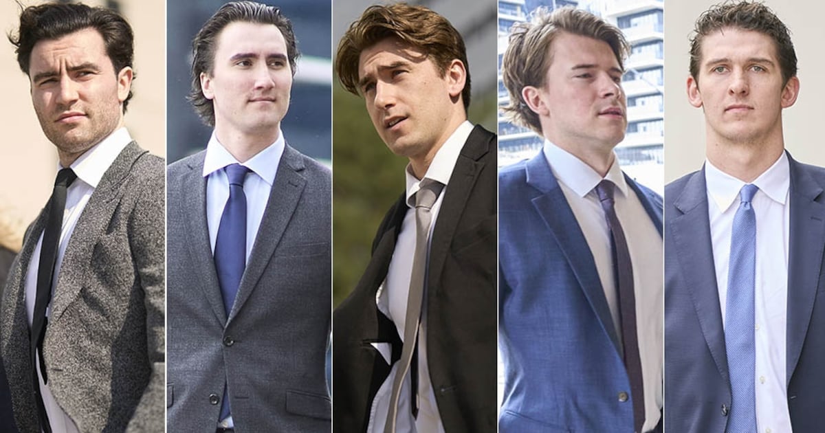 NHL announces five players found not guilty in London hockey trial suspended until Dec. 1