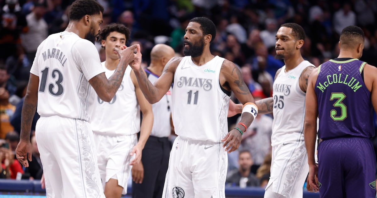 Mavericks say Kyrie Irving is ‘right on schedule’ with recovery from ACL surgery