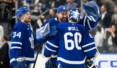 Friday Four: Goalie battles bringing crease crunch for teams in training camp