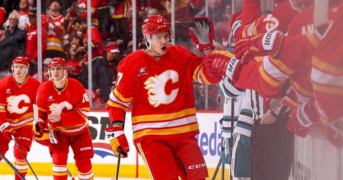Yegor Sharangovich's late-season surge powering Calgary Flames at opportune time