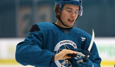 San Jose Sharks' Macklin Celebrini not skating second day of camp