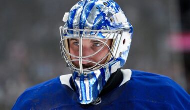 Stolarz ready for heavy workload as Leafs deal with crease uncertainty