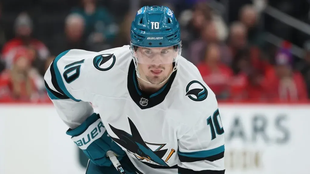 Klim Kostin, a 2017 first-round pick, could be a PTO option for Vancouver’s training camp. (Photo by Patrick Smith/Getty Images)