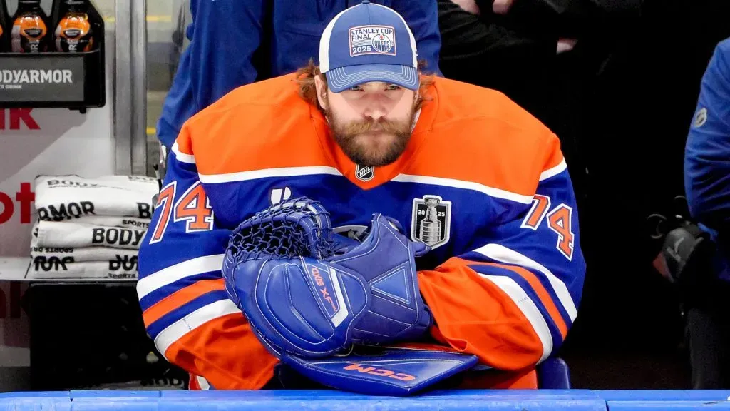 Stuart Skinner prepares for another season as the Oilers’ starting goaltender. (Photo by Jeff Vinnick/Getty Images)