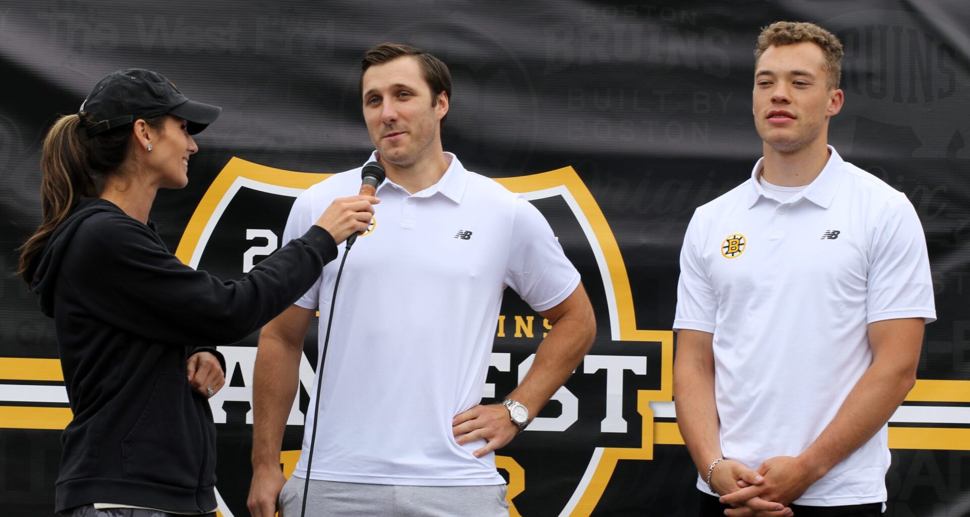 NHL Stars Steeves, Harris Visit Concord for Bruins Fest