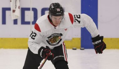 Chicago Blackhawks defenseman sidelined by cut