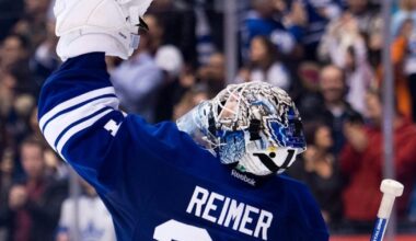 James Reimer all smiles as veteran goalie returns to Maple Leafs