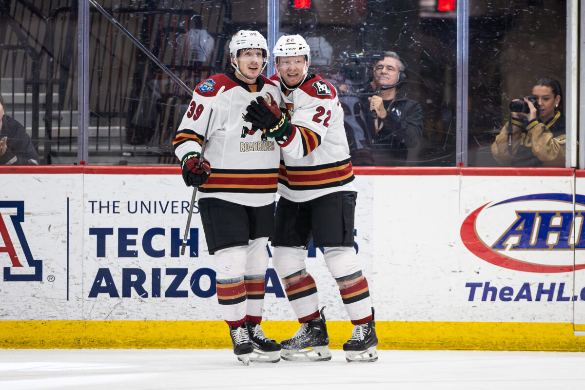 Cameron Hebig Ben McCartney Tucson Roadrunners