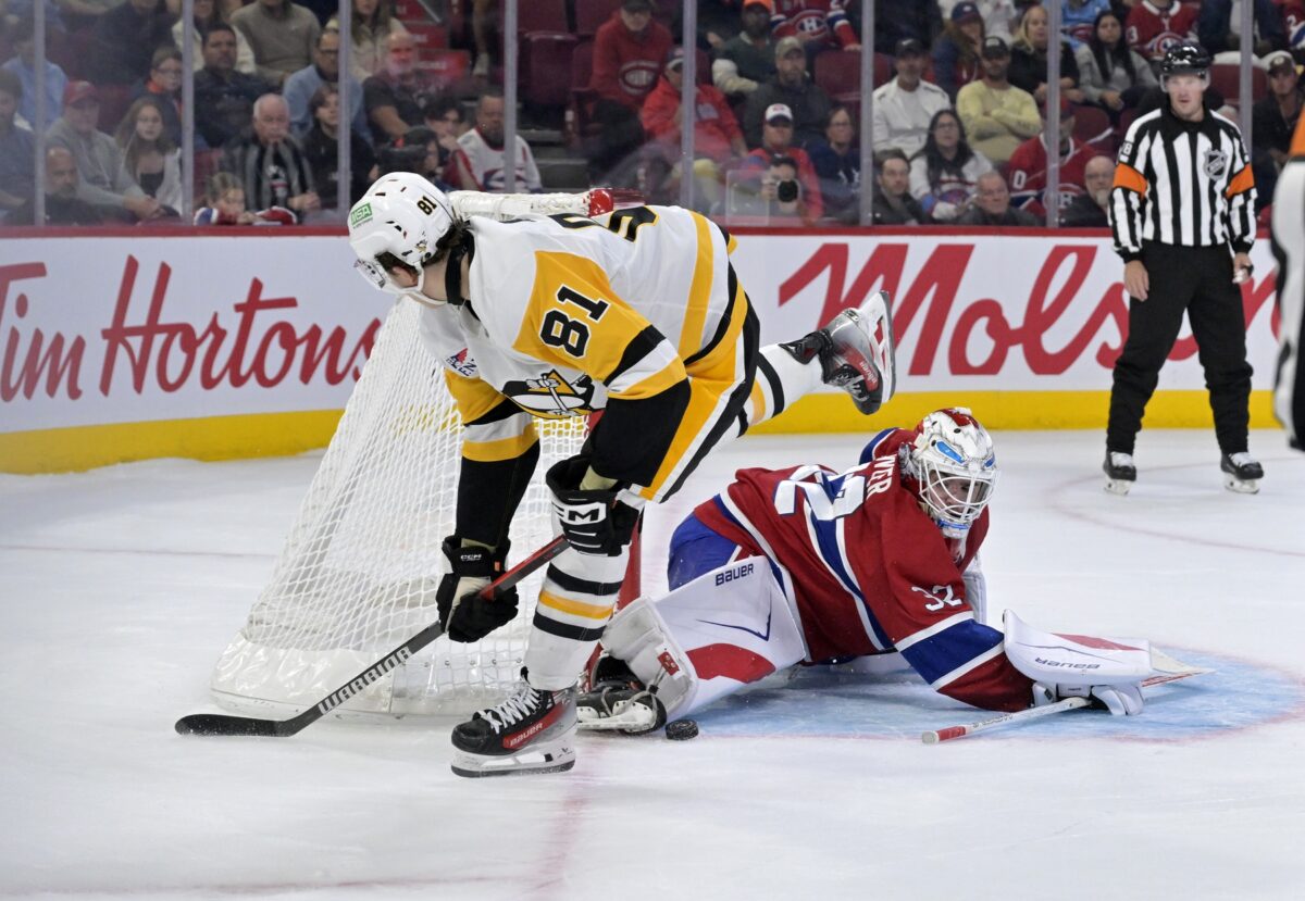 Montreal Canadiens Jacob Fowler Pittsburgh Penguins Ben Kindel