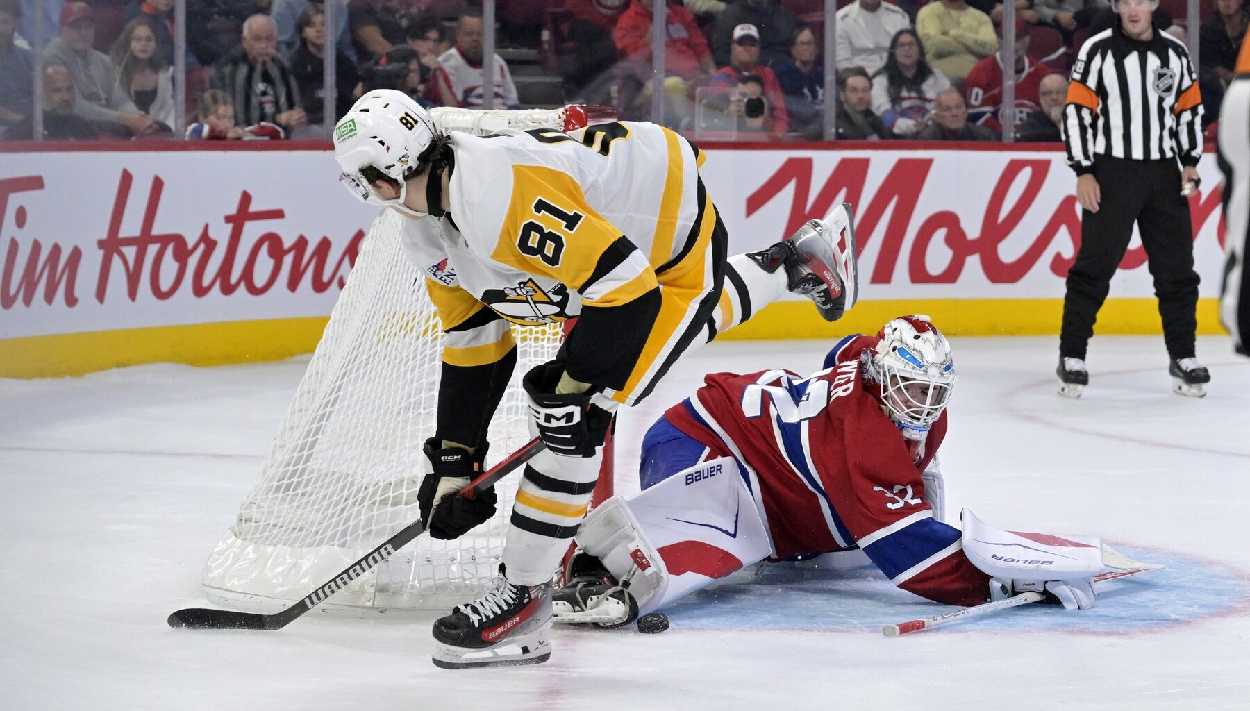 Montreal Canadiens Jacob Fowler Pittsburgh Penguins Ben Kindel