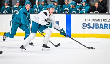 Pre-Season Preview/Lines #1: Celebrini Back on Ice, Misa Should Play Tonight